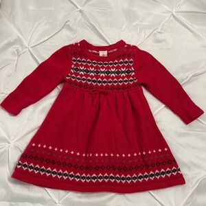 “Starting Out” Red sweater Dress/Top